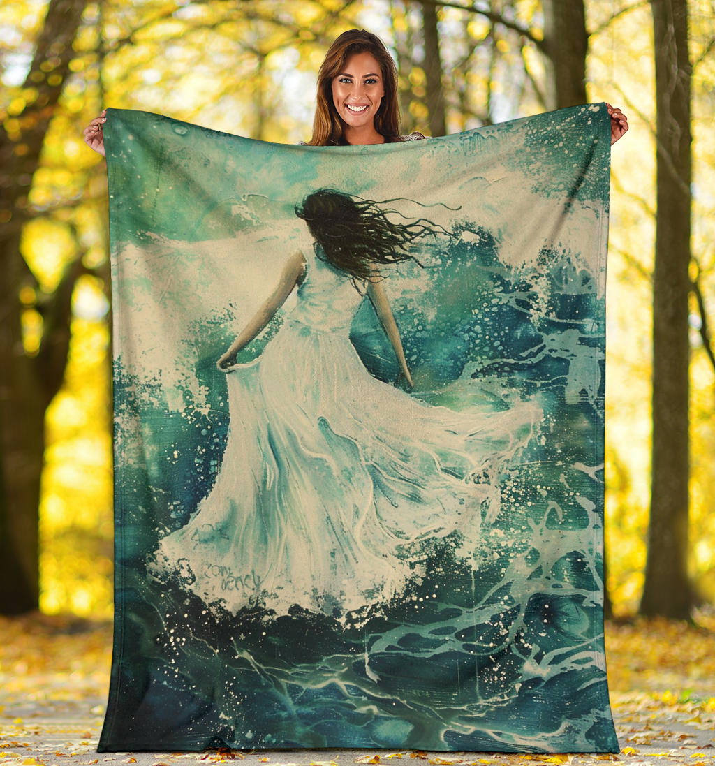 Oceanic Bliss Blanket, Oceanic Bliss Estetic Blankets, Oceanic Bliss Blanket Gifts, Blanket