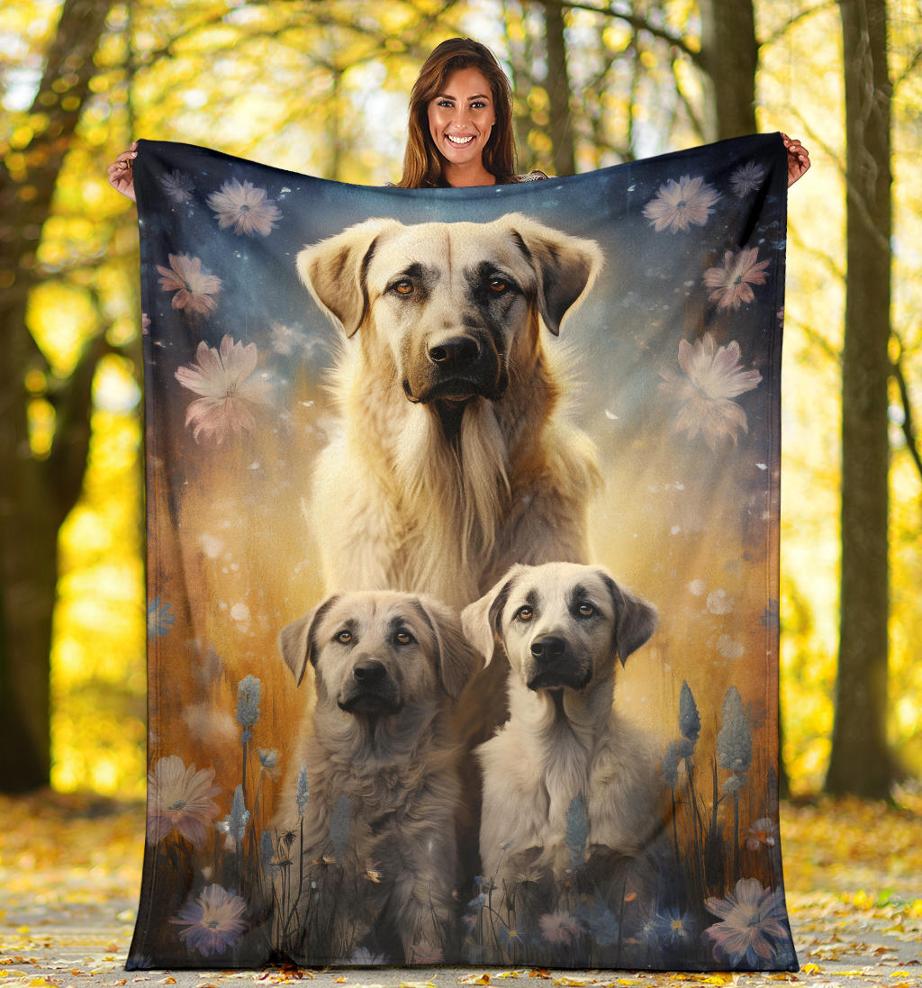 Anatolian Shepherd Blanket, Trippy Psychedelics Anatolian Shepherd Fleece Blanket, Anatolian Shepherd Throw Blanket, Anatolian Shepherd Gifts