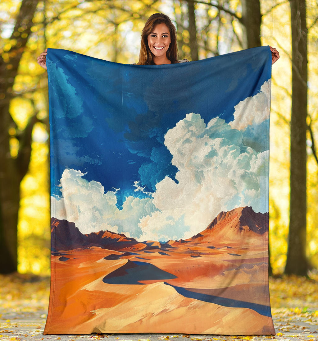 Desert Mirage Blanket, Desert Mirage Estetic Blanket, Desert Mirage Blanket Gift, Blanket