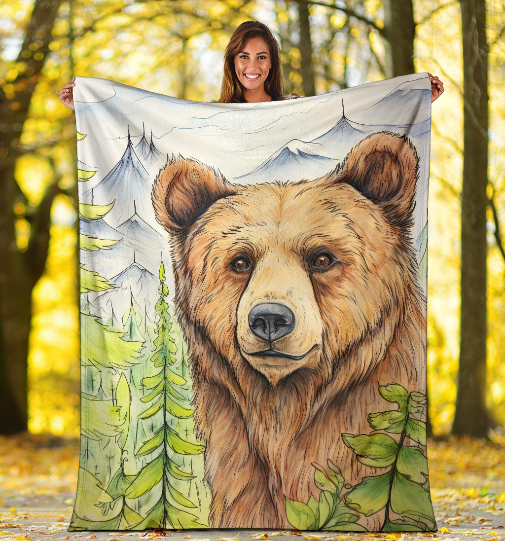 Brown Bear Blanket