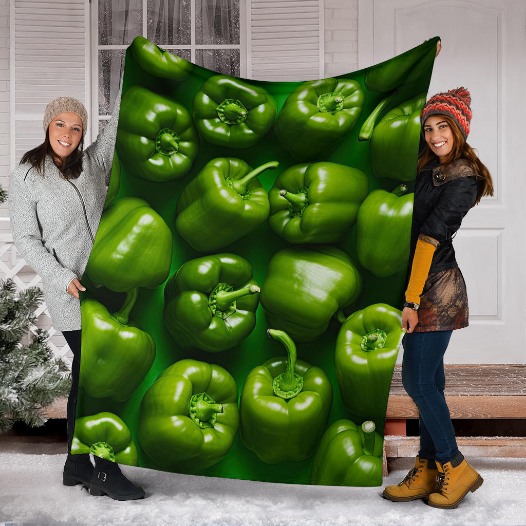 Green Peppers Blanket