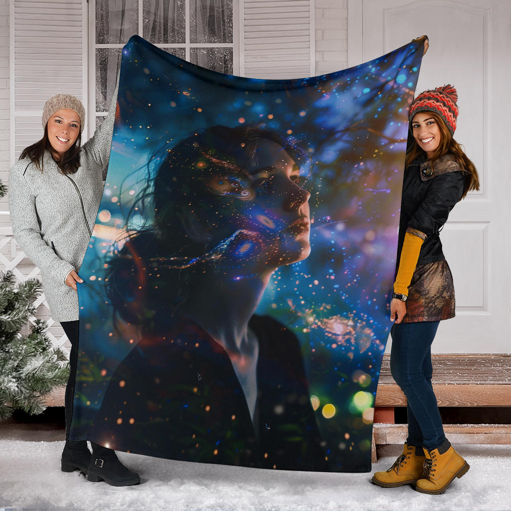 Galaxy Glow Blanket, Galaxy Glow Estetic Blanket, Galaxy Glow Blanket Gift, Blanket