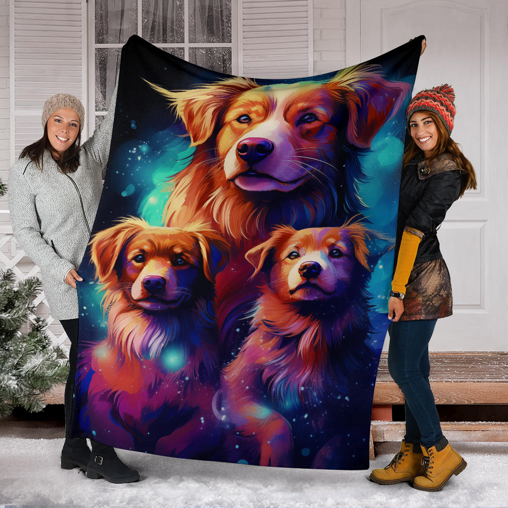 Nova Scotia Duck Tolling Ret Blanket, Trippy Psychedelics Nova Scotia Duck Tolling Ret Fleece Blanket, Nova Scotia Duck Tolling Ret Throw Blanket, Nova Scotia Duck Tolling Ret Gifts