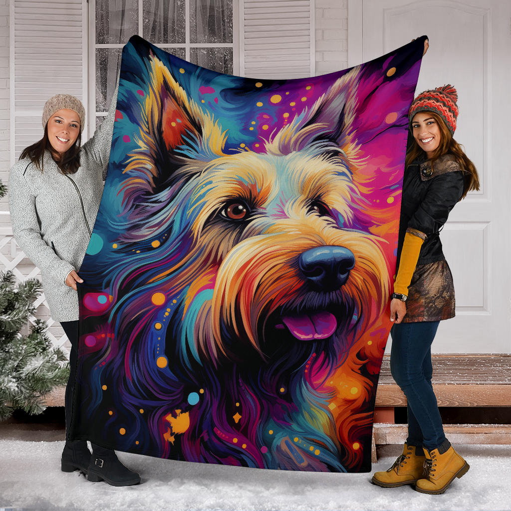 Berger Picard Blanket, Trippy Psychedelics Berger Picard Fleece Blanket, Berger Picard Throw Blanket, Berger Picard Gifts