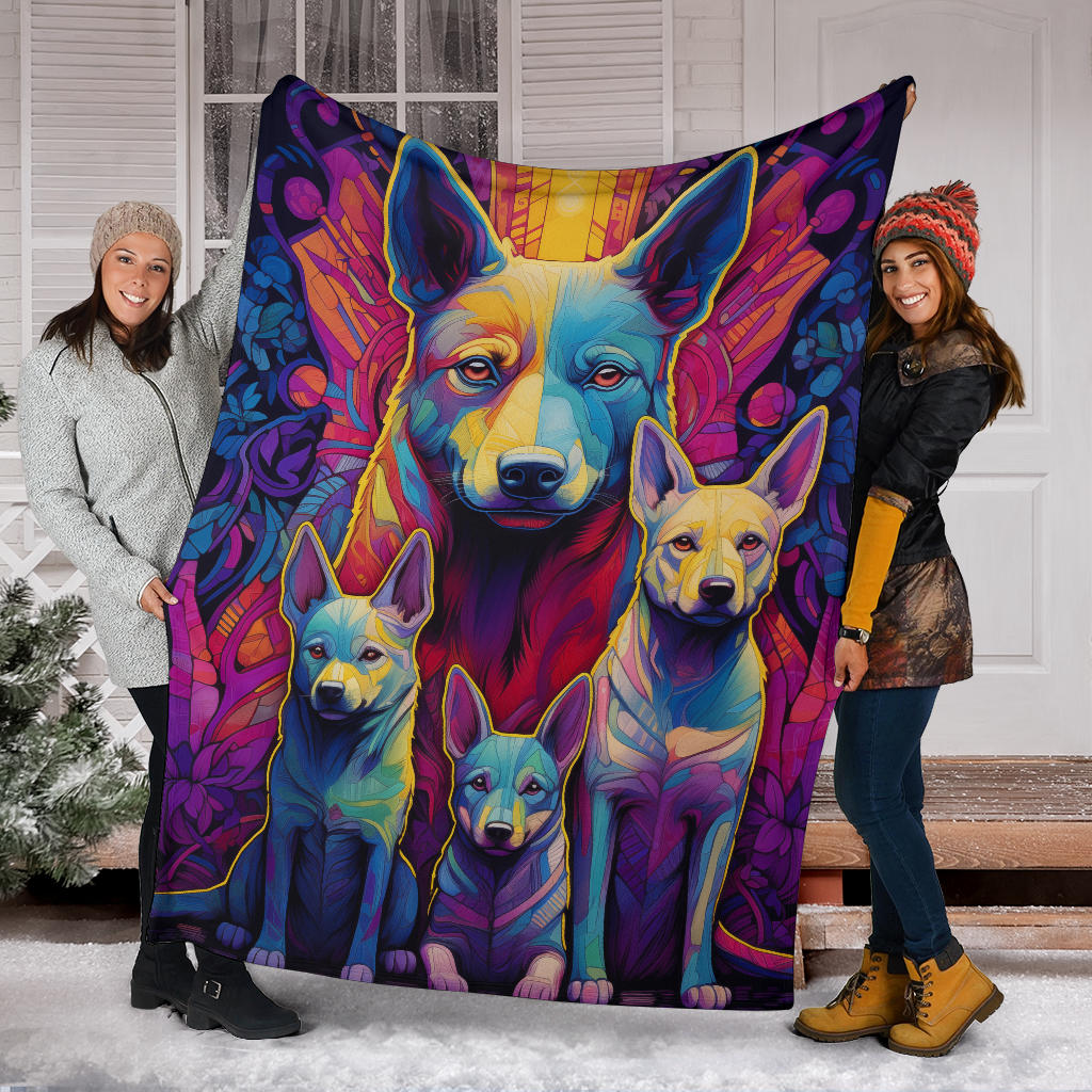 Canaan Blanket, Trippy Psychedelics Canaan Fleece Blanket, Canaan Throw Blanket, Canaan Gifts