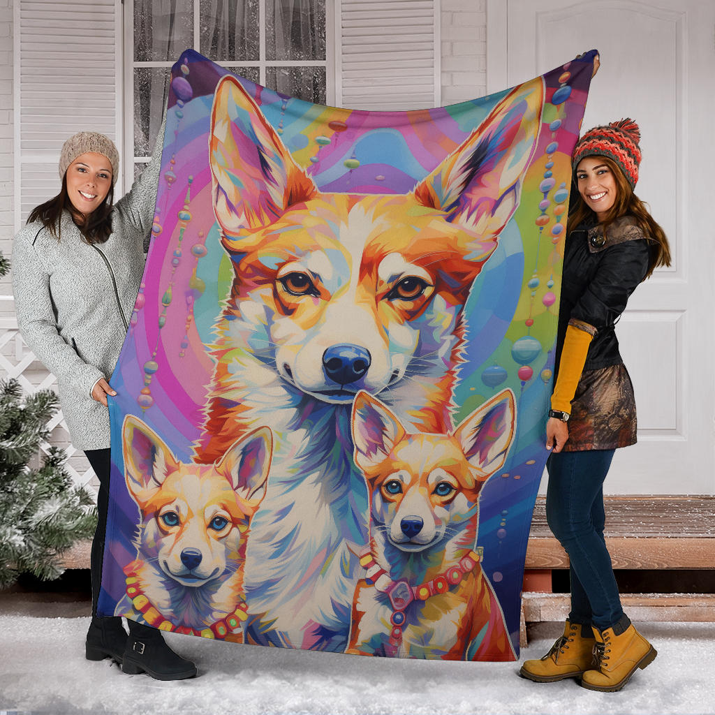 Canaan Blanket, Trippy Psychedelics Canaan Fleece Blanket, Canaan Throw Blanket, Canaan Gifts