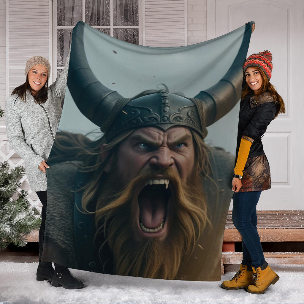 Viking Warrior Blanket