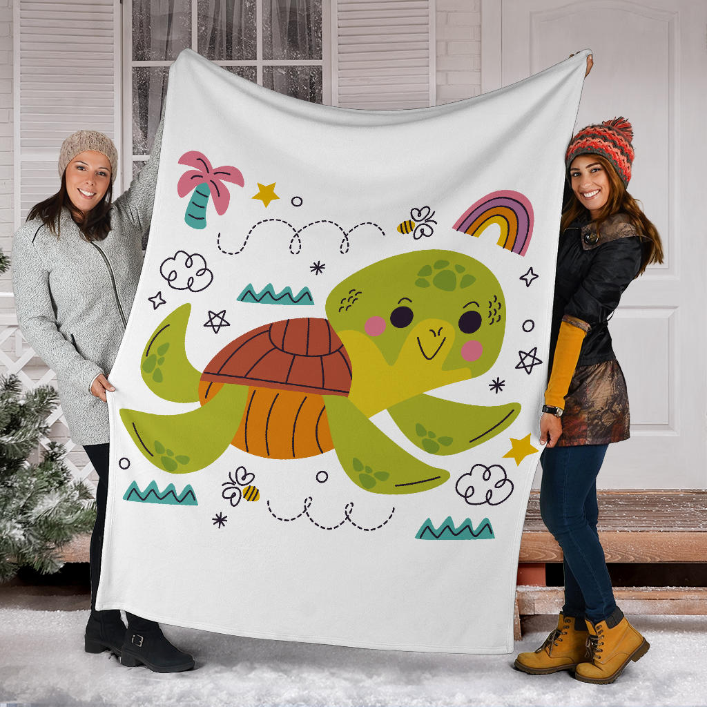 Happy Turtle Blanket