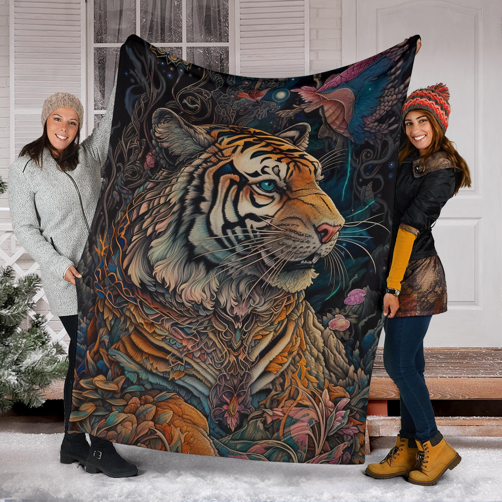 Miss Tiger Blanket