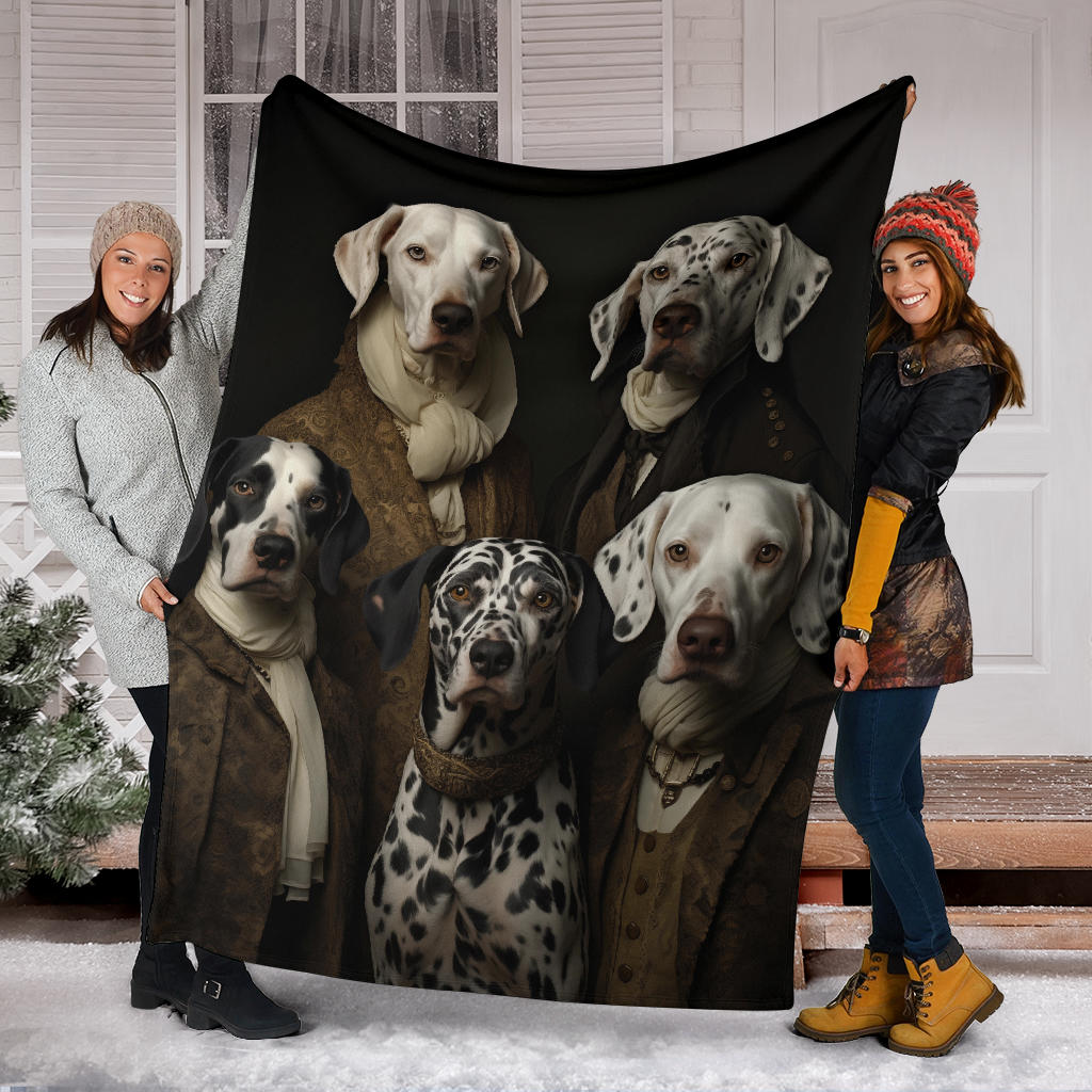 Dalmatian Family Blanket, Dalmatian_Blanket, Dalmatian Throw Blanket, Dalmatian, Dalmatian Gifts