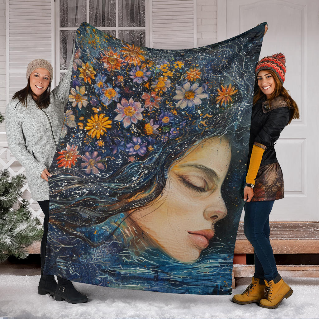 Celestial Serenity Blanket, Celestial Serenity Estetic Blanket, Celestial Serenity Blanket Gift, Blanket