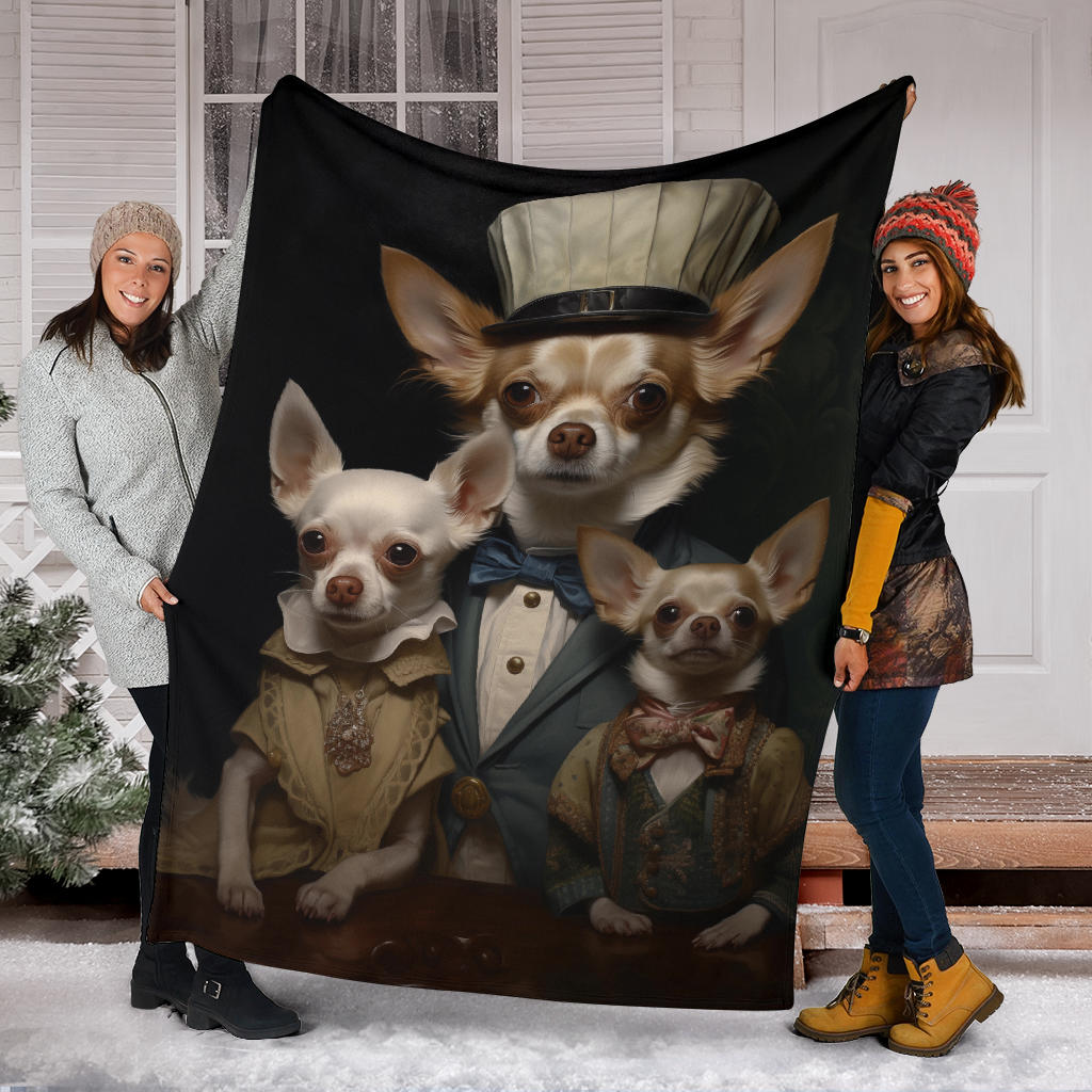 Chihuahua Family Blanket, Chihuahua Blanket, Chihuahua Throw Blanket, Chihuahua, Chihuahua Gifts