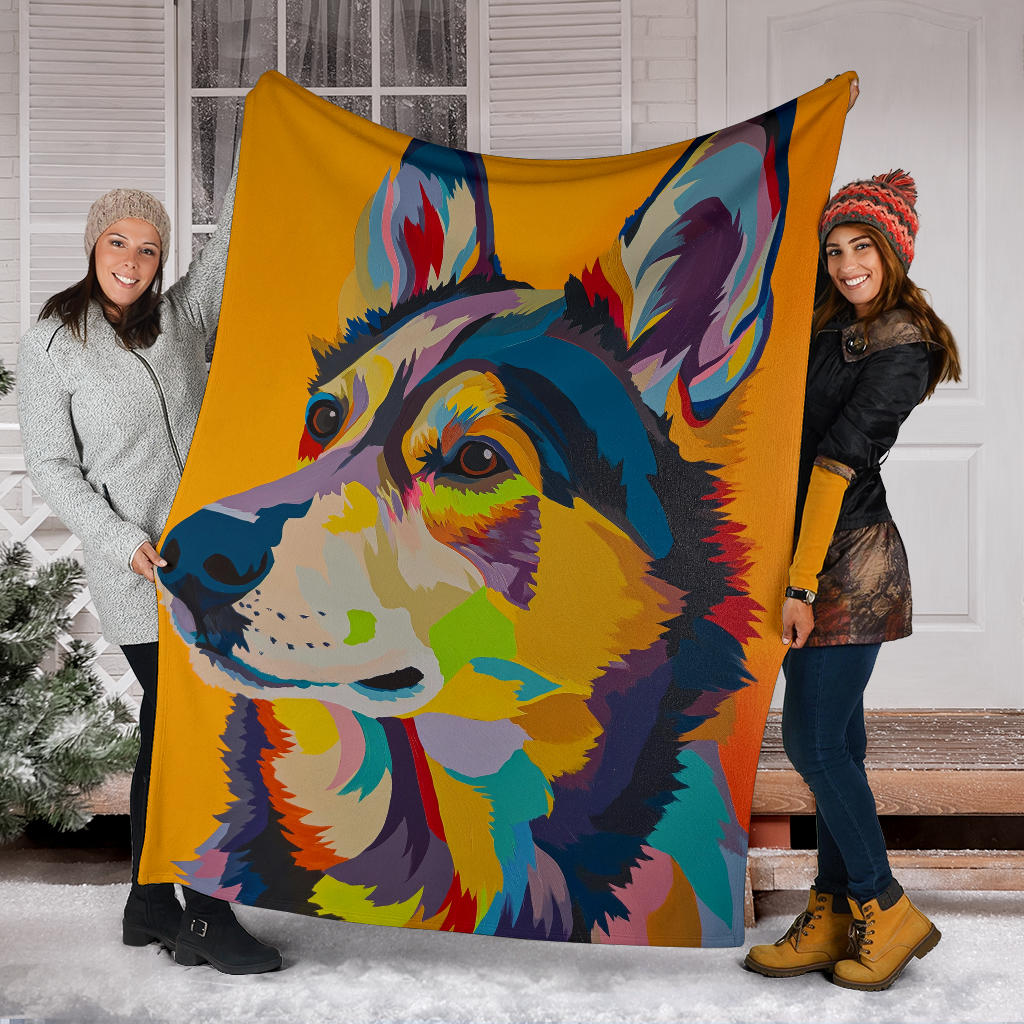 Lapponian Herder Dog Blanket, Trippy Psychedelics Lapponian Herder Dog Fleece Blanket, Lapponian Herder Dog Throw Blanket, Lapponian Herder Dog Gifts