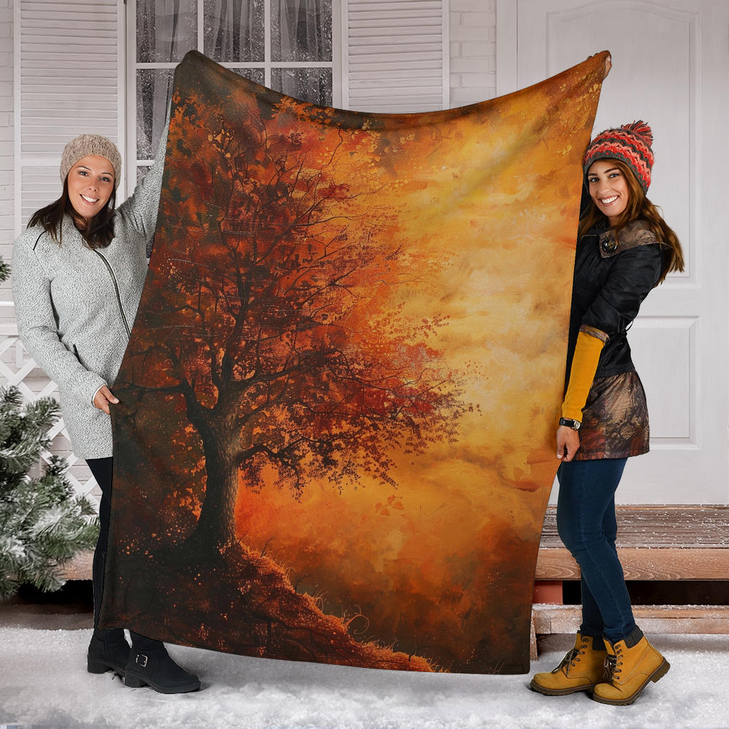 Autumn Aura Blanket, Autumn Aura Estetic Blanket, Autumn Aura Blanket Gift, Blanket