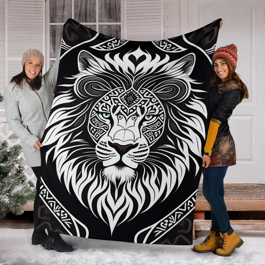 Lion Mandala Blanket