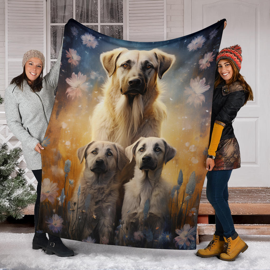 Anatolian Shepherd Blanket, Trippy Psychedelics Anatolian Shepherd Fleece Blanket, Anatolian Shepherd Throw Blanket, Anatolian Shepherd Gifts