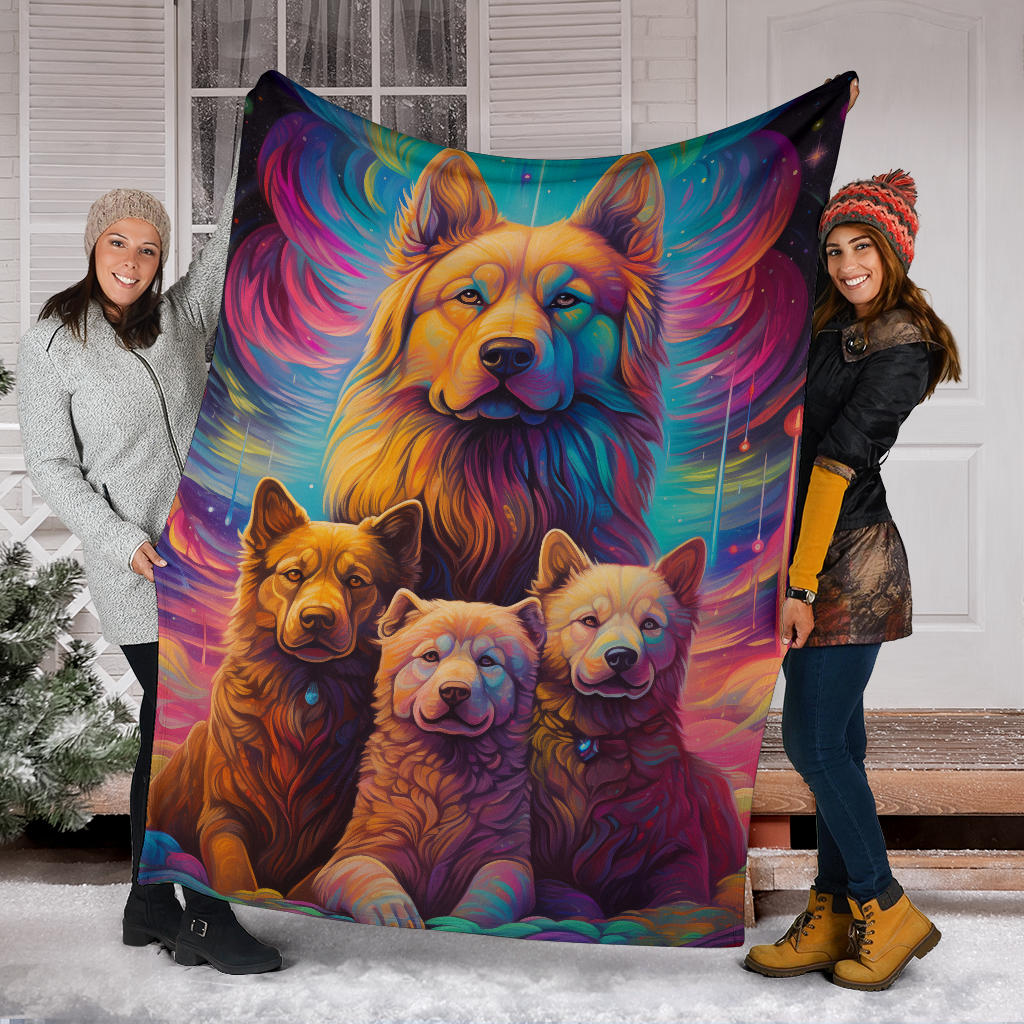 Asian Shepherd Blanket, Trippy Psychedelics Asian Shepherd Fleece Blanket, Asian Shepherd Throw Blanket, Asian Shepherd Gifts