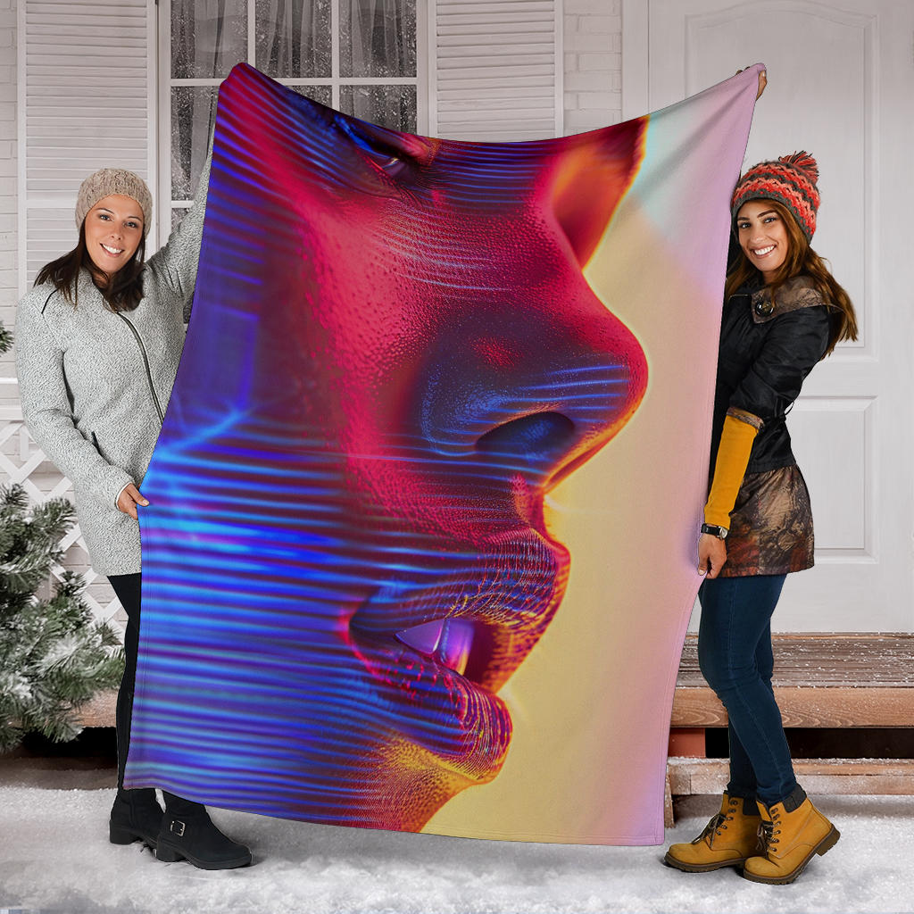 Retro Wave Blanket, Retro Wave Estetic Blanket, Retro Wave Blanket Gift, Blanket