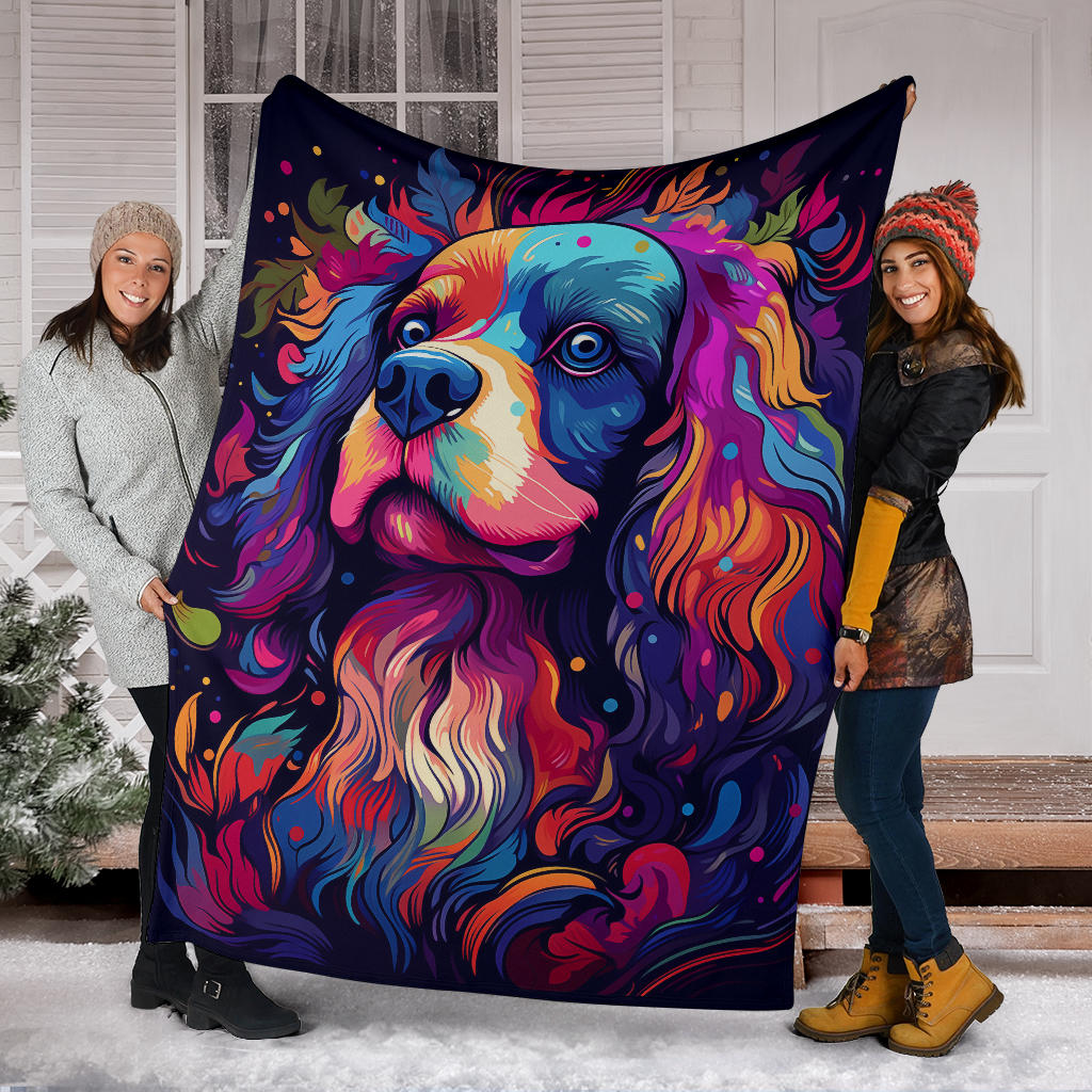 Cavalier King Charles Spaniel Blanket, Cavalier King Charles Spaniel Throw Blanket, Cavalier King Charles Spaniel Dog Gifts