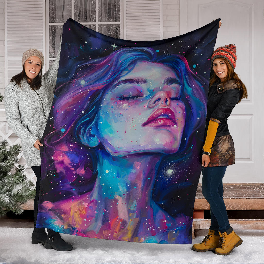 Galaxy Glow Blanket, Galaxy Glow Estetic Blanket, Galaxy Glow Blanket Gift, Blanket