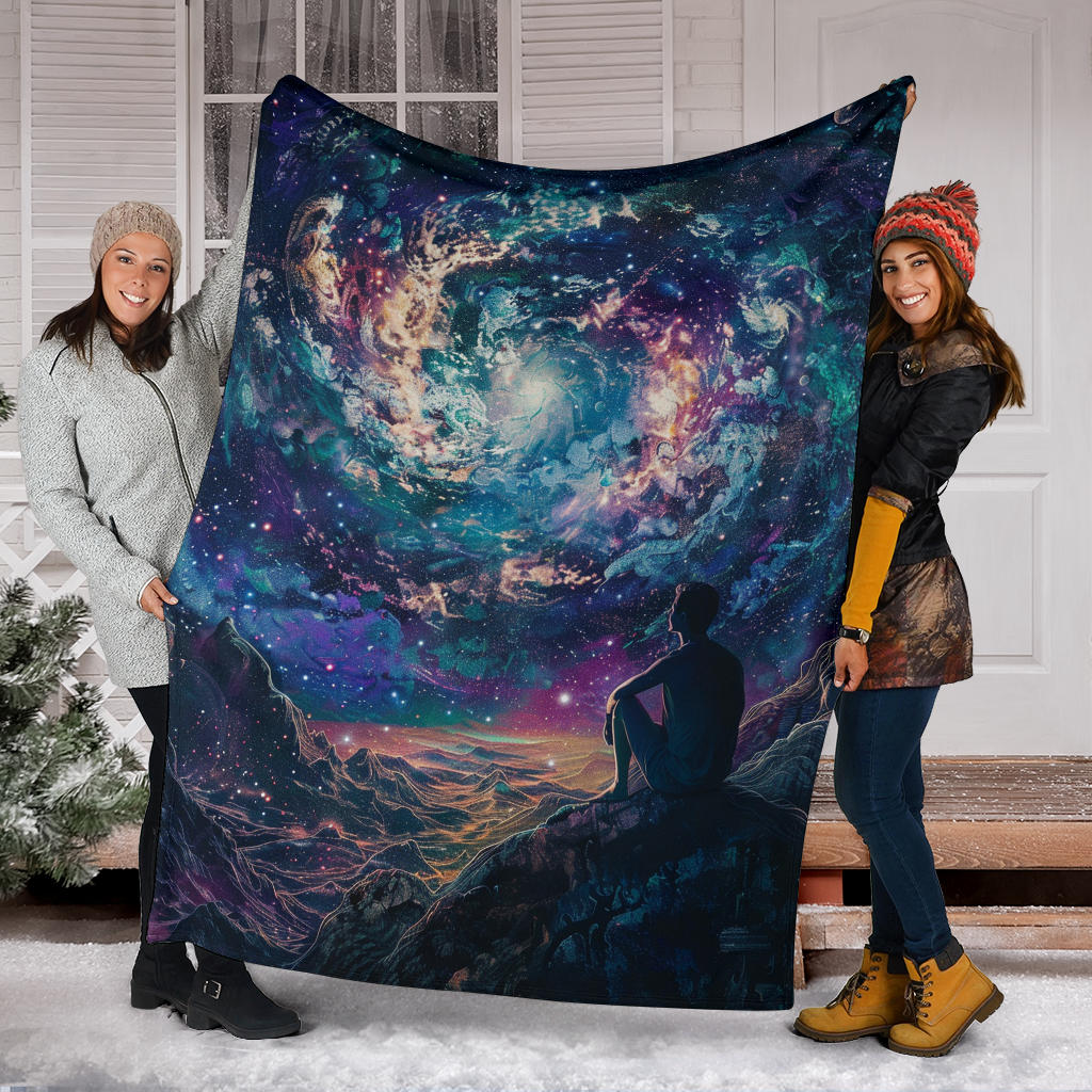 Cosmic Charm Blanket, Cosmic Charm Estetic Blanket, Cosmic Charm Blanket Gift, Blanket