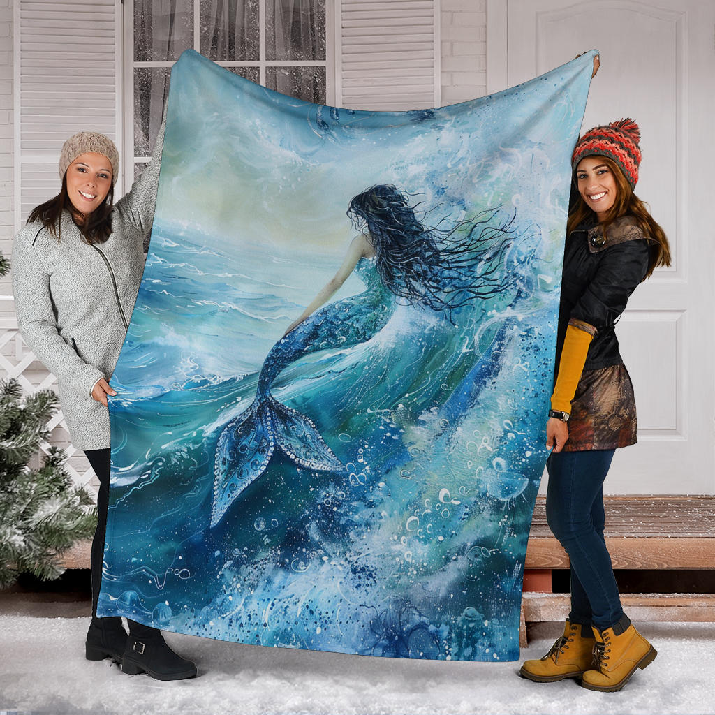 Oceanic Bliss Blanket, Oceanic Bliss Estetic Blankets, Oceanic Bliss Blanket Gifts, Blanket