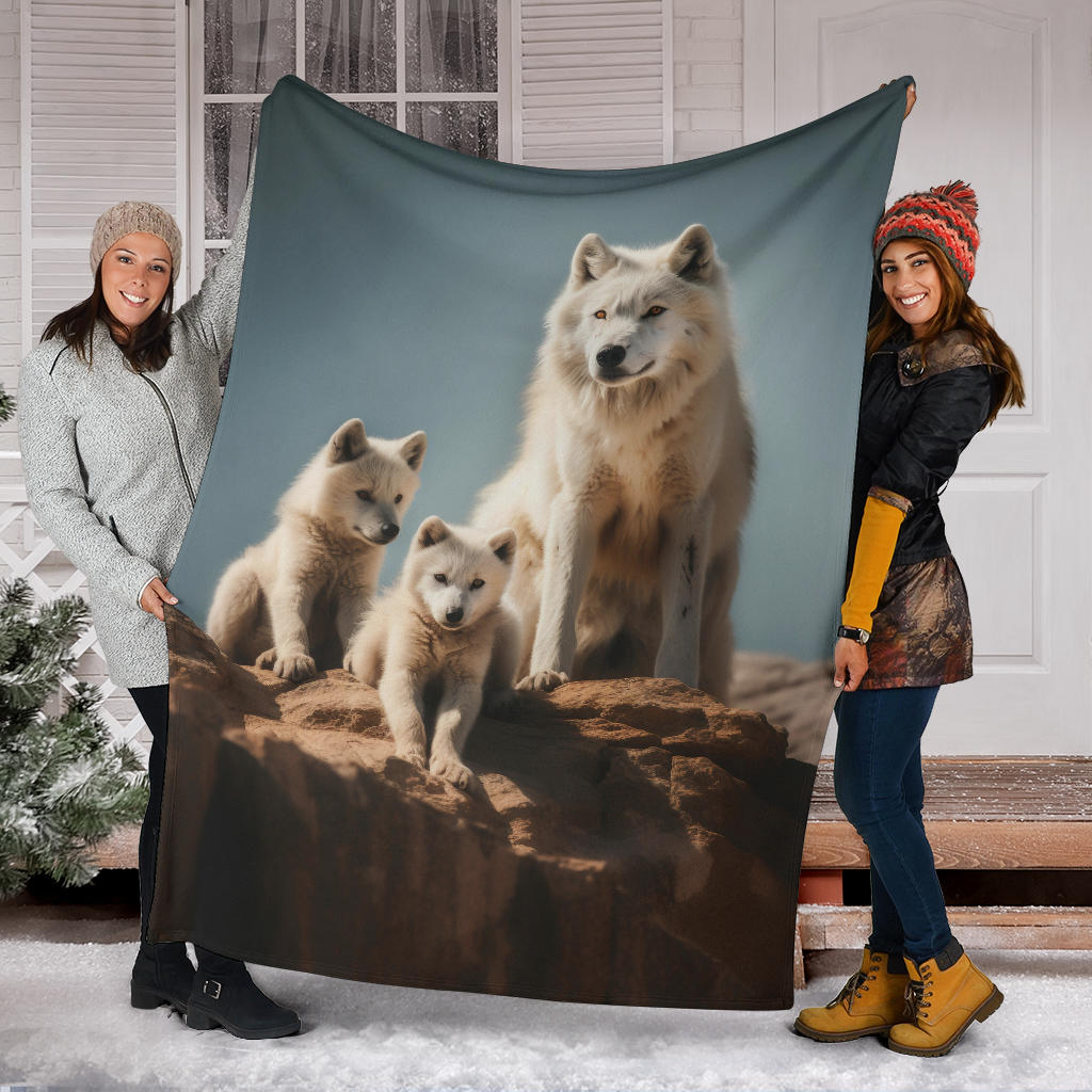 Wolves Family Blanket