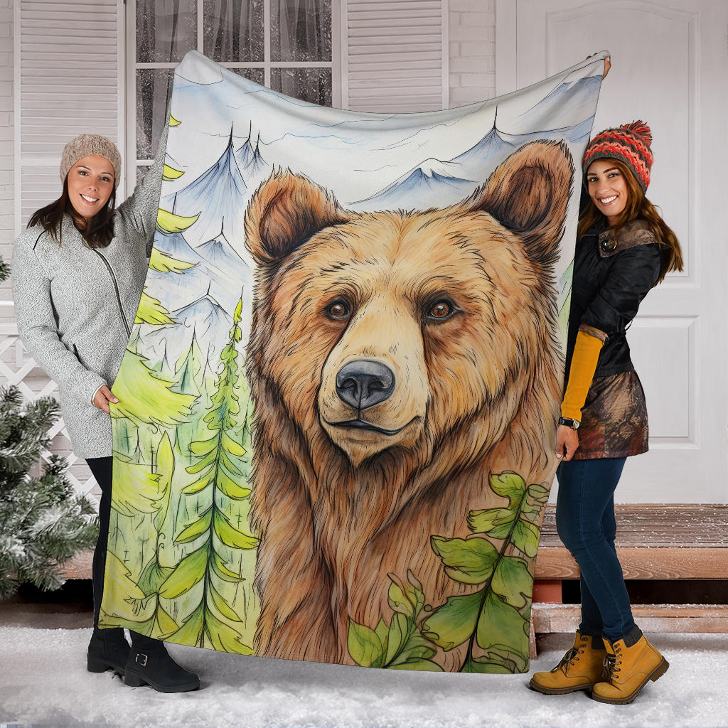 Brown Bear Blanket