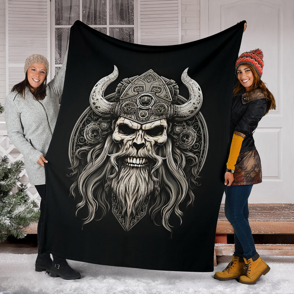 Viking Blanket Skull Blanket