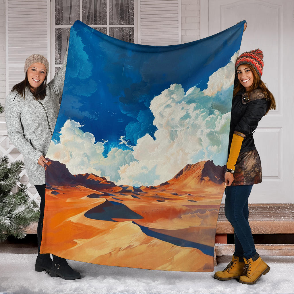 Desert Mirage Blanket, Desert Mirage Estetic Blanket, Desert Mirage Blanket Gift, Blanket