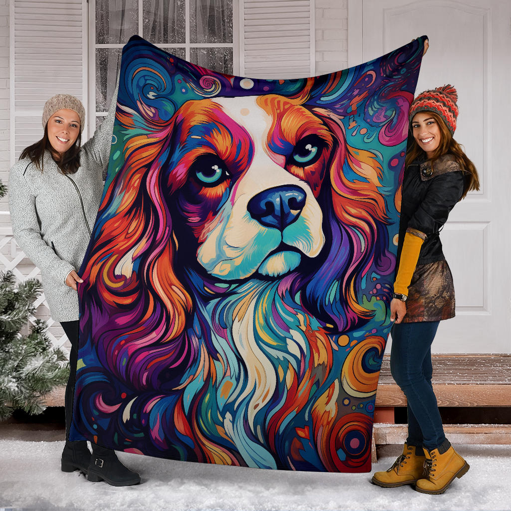 Cavalier King Charles Spaniel Blanket, Cavalier King Charles Spaniel Throw Blanket, Cavalier King Charles Spaniel Dog Gifts