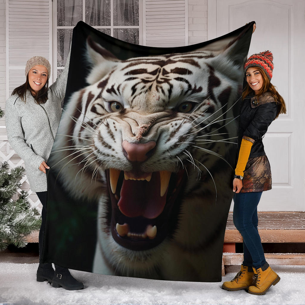 Ferocious Tiger Blanket