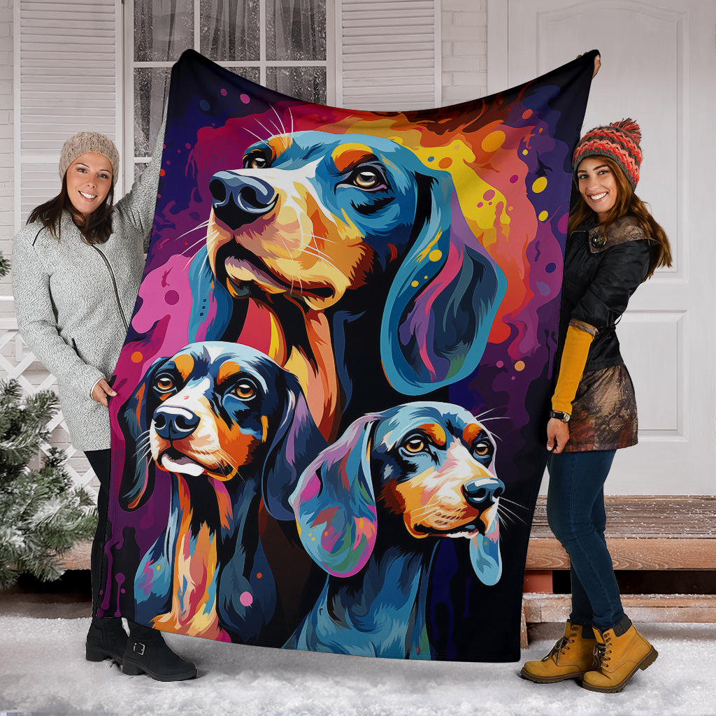 Estonian Hound Blanket, Trippy Psychedelics Estonian Hound Fleece Blanket, Estonian Hound Throw Blanket, Estonian Hound Gifts