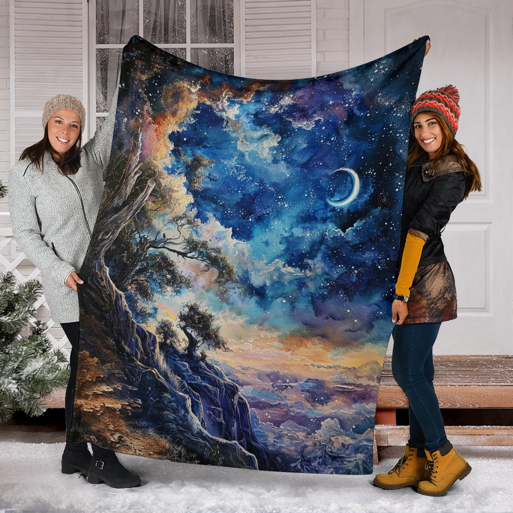 Celestial Serenity Blanket, Celestial Serenity Estetic Blanket, Celestial Serenity Blanket Gift, Blanket