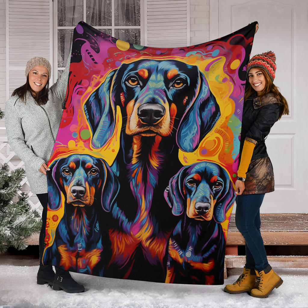 Estonian Hound Blanket, Trippy Psychedelics Estonian Hound Fleece Blanket, Estonian Hound Throw Blanket, Estonian Hound Gifts