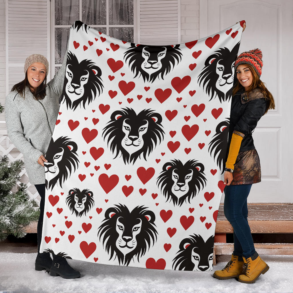 Lion Hearts Blanket