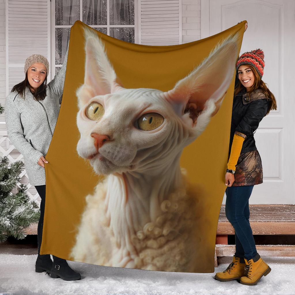 Cornish Rex cat Blanket, Trippy Psychedelics Cornish Rex cat Fleece Blanket, Cornish Rex cat Throw Blanket, Cornish Rex cat Gifts