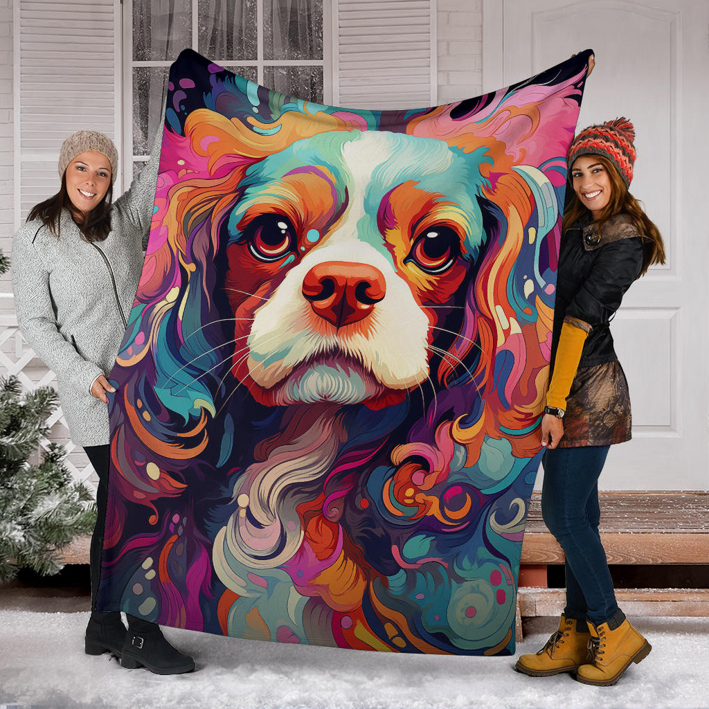 Cavalier King Charles Spaniel Blanket, Cavalier King Charles Spaniel Throw Blanket, Cavalier King Charles Spaniel Dog Gifts