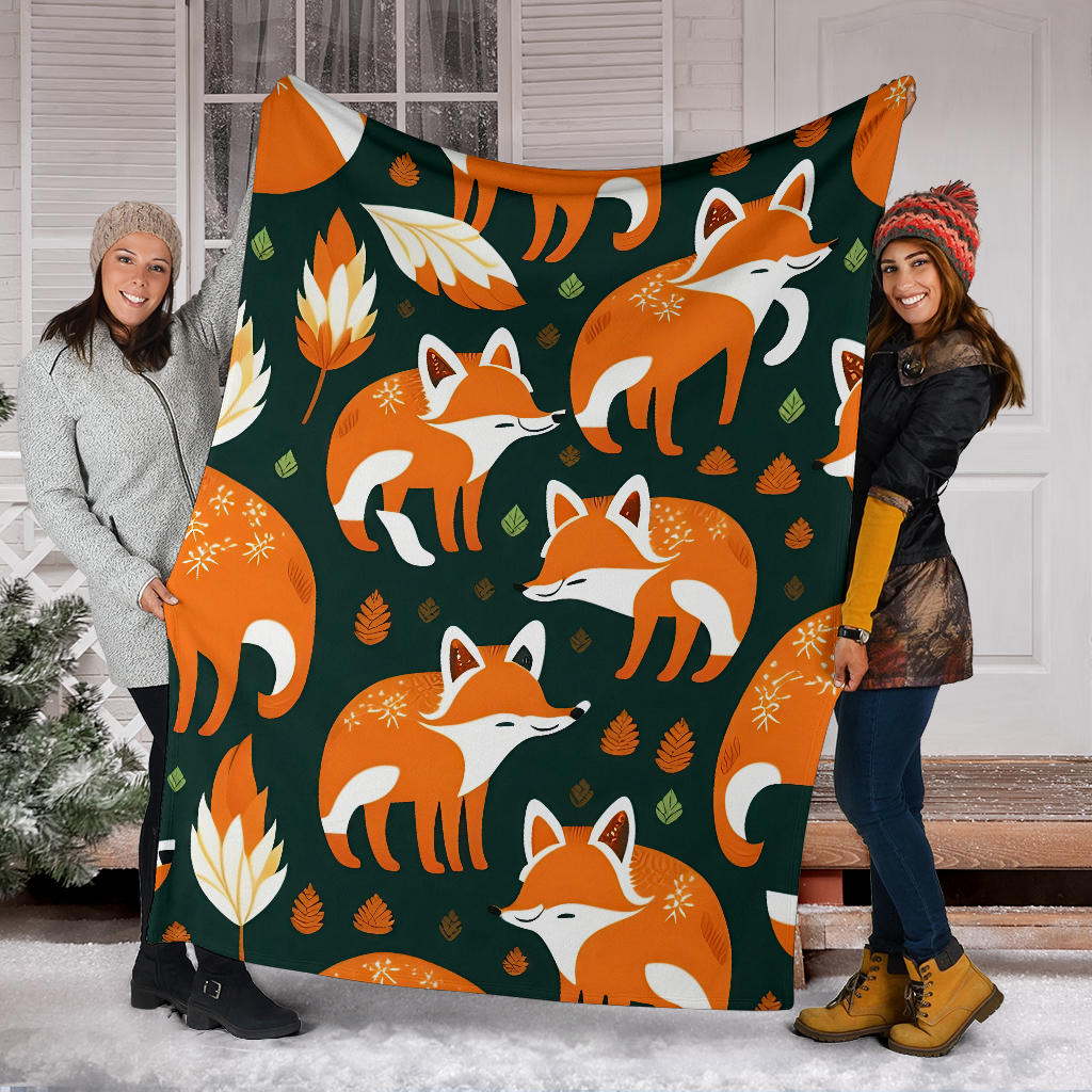 Forest Fox Blanket