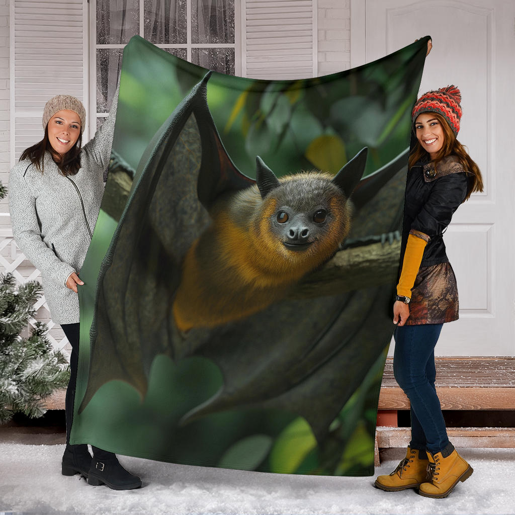 Bat animal Blanket, Trippy Psychedelics Bat animal Fleece Blanket, Bat animal Throw Blanket, Bat animal Gifts