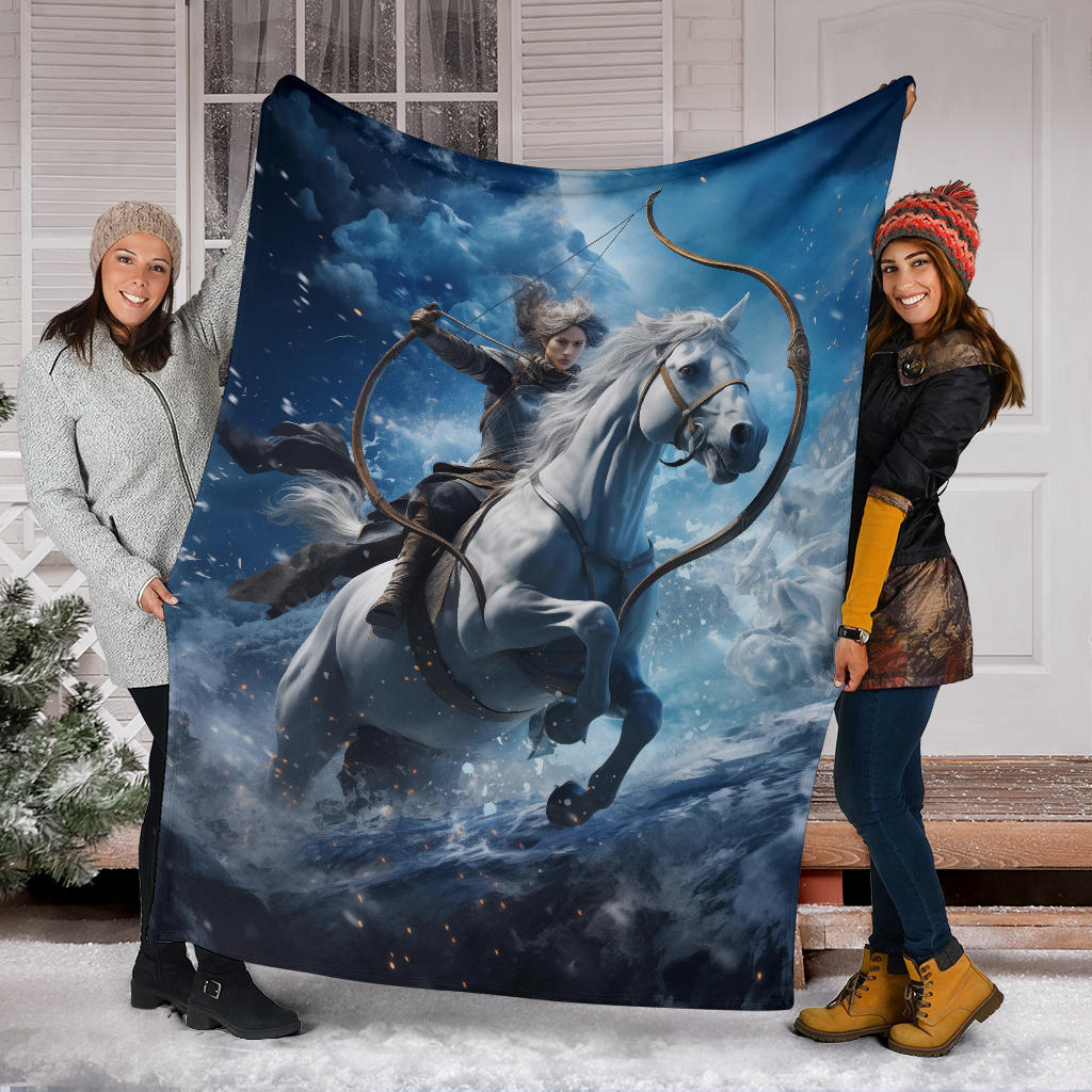 Sagittarius Zodiac Sign Blanket, Archer Sagittarius Zodiac Gifts