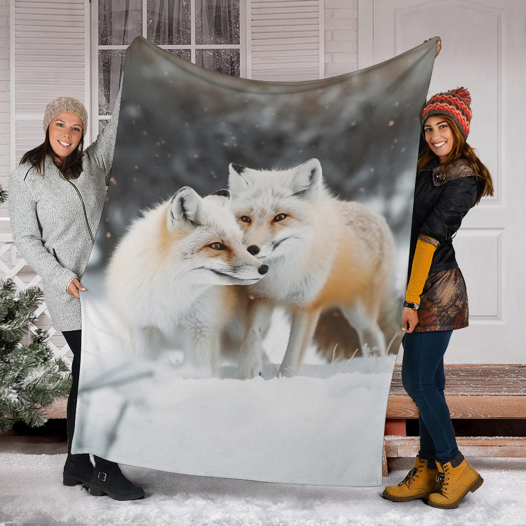 Fox Blanket Fox Fleece Blanket