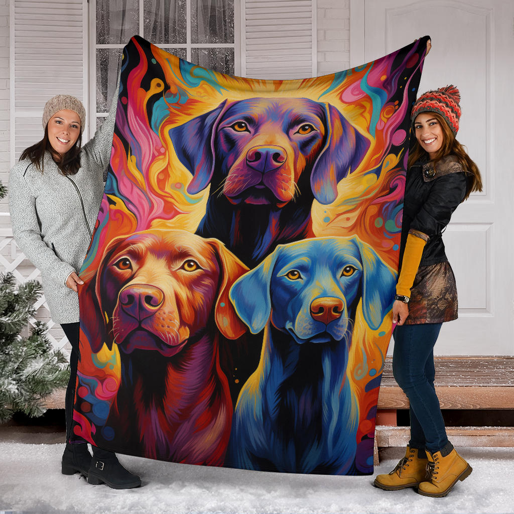 Broholmer Blanket, Trippy Psychedelics Broholmer Fleece Blanket, Broholmer Throw Blanket, Broholmer Gifts