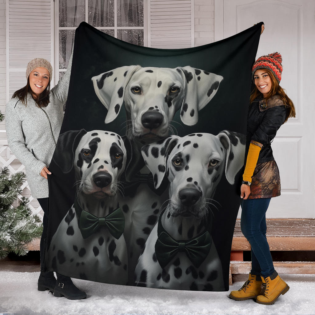 Dalmatian Family Blanket, Dalmatian_Blanket, Dalmatian Throw Blanket, Dalmatian, Dalmatian Gifts