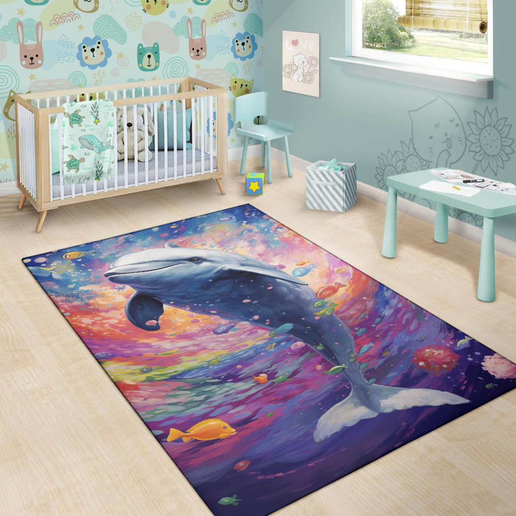 Beluga Whale rug, Beluga Whale Trippy Rug, Beluga Whale Gifts, Beluga Whale Decor