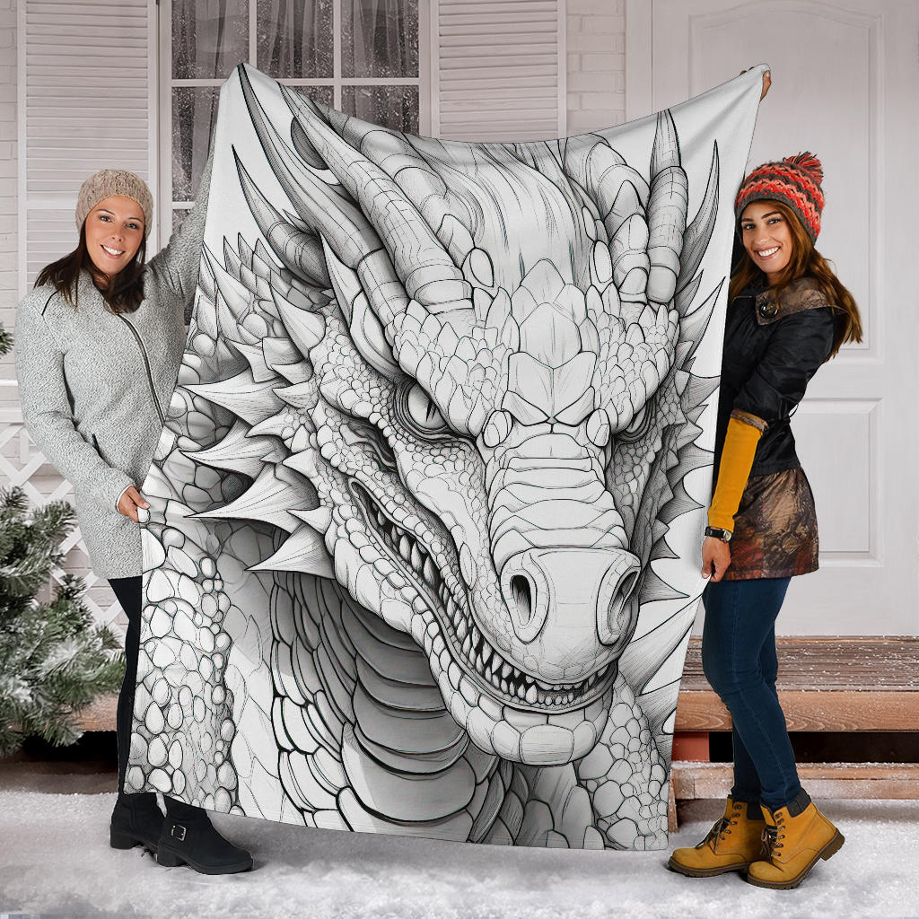 Dragon Blanket, Dragon Fleece Blanket