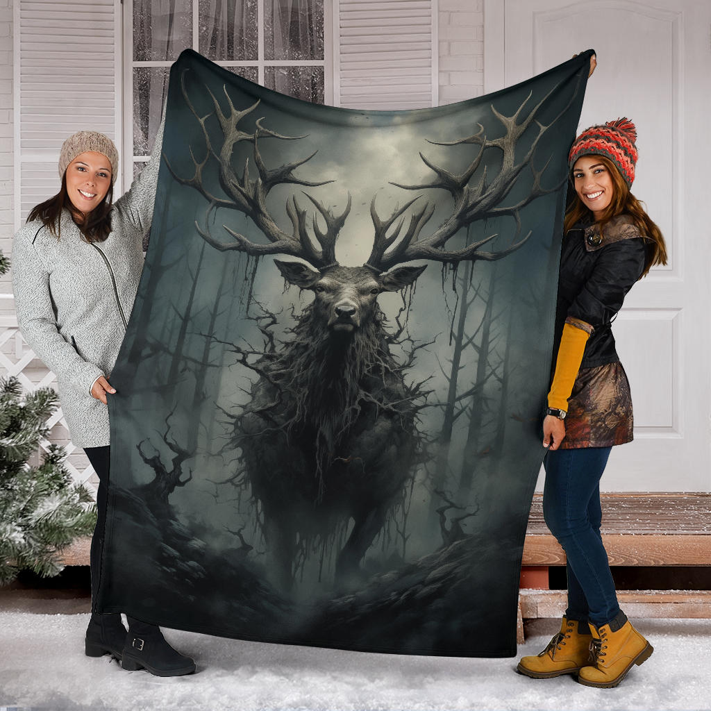 Elk Blanket, Elk Throw Blanket, Elk Fleece Blanket, Elk Gifts