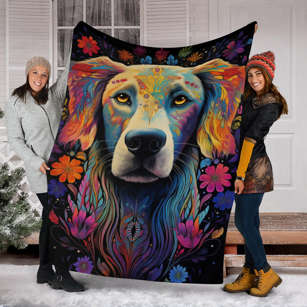 Anatolian Shepherd Blanket, Trippy Psychedelics Anatolian Shepherd Fleece Blanket, Anatolian Shepherd Throw Blanket, Anatolian Shepherd Gifts