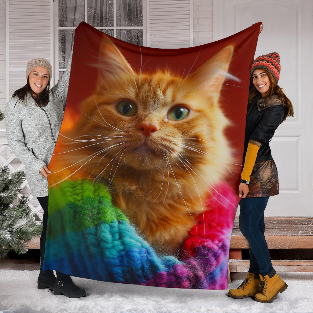 Munchkin cat Blanket, Trippy Psychedelics Munchkin cat Fleece Blanket, Munchkin cat Throw Blanket, Munchkin cat Gifts