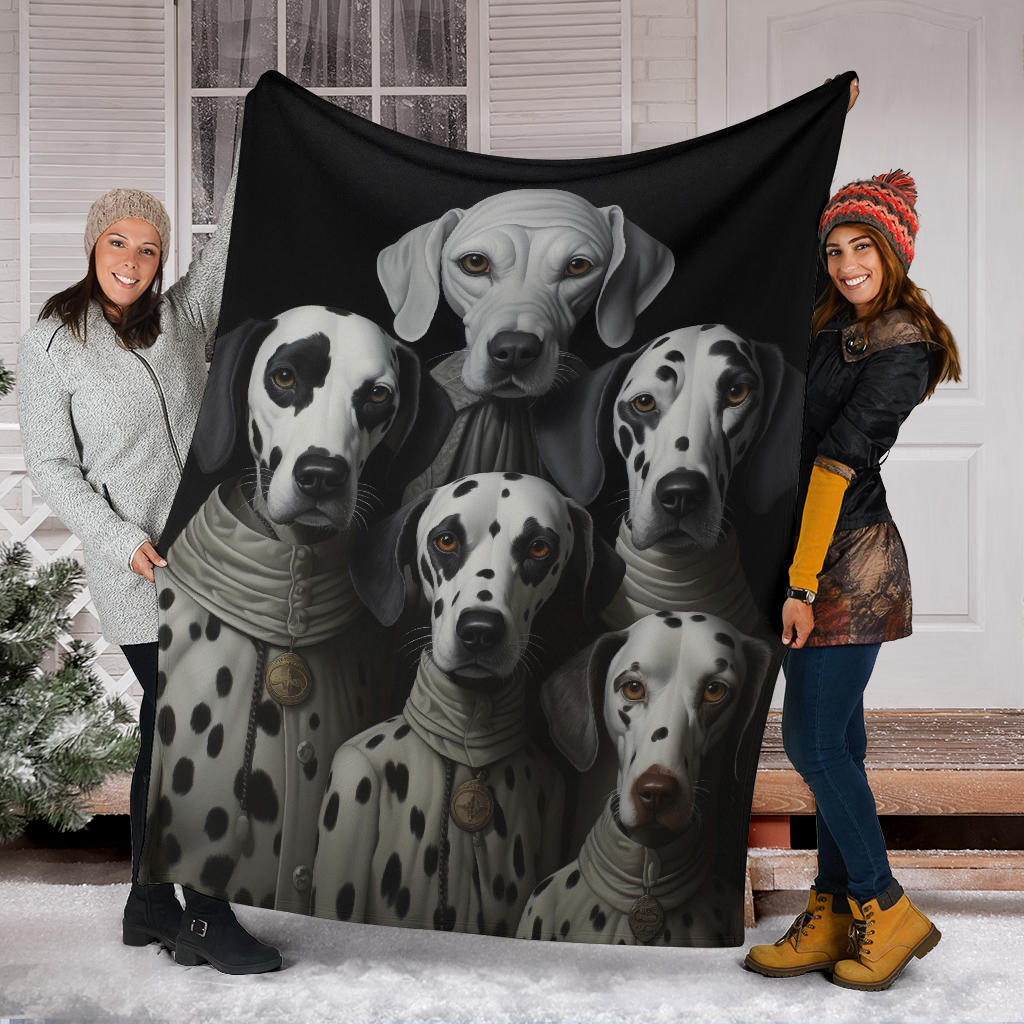 Dalmatian Family Blanket, Dalmatian_Blanket, Dalmatian Throw Blanket, Dalmatian, Dalmatian Gifts